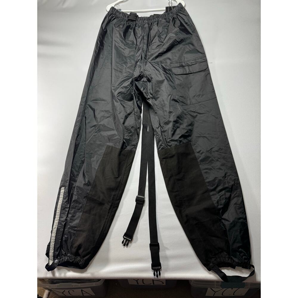 Tour Master Riding Apparel Men's Black Nylon Overall Riding Pants - Size 3XL